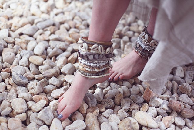 Seashell Ankle Cuffs