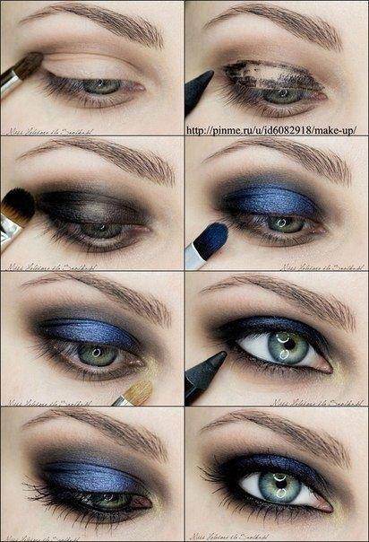 Smoky Blue Eye MakeupTutorial