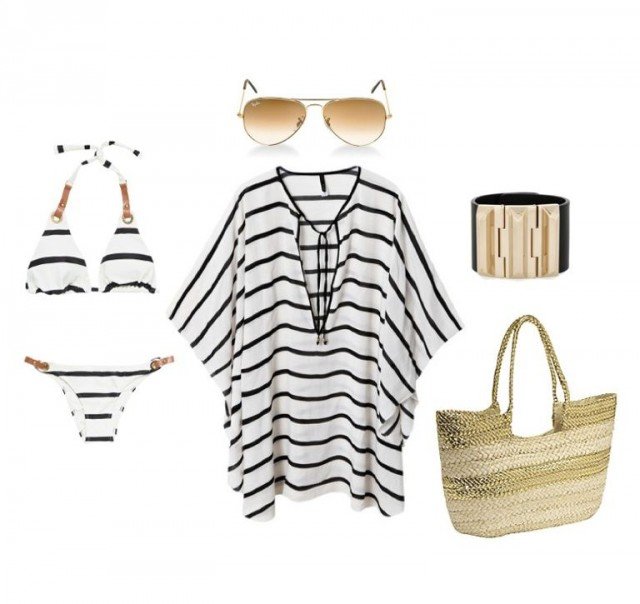 Stripe Beach Outfit