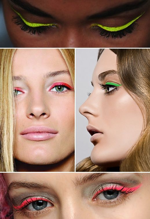 Stunning Neon Eye Makeup