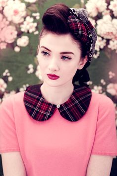 Vintage Makeup Look for Young Girls