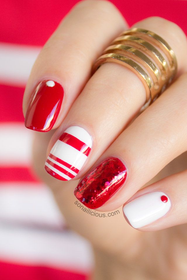 Amazing Red Nails