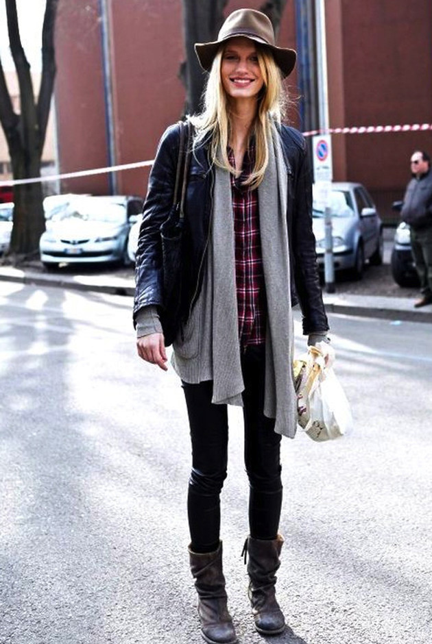 Fall 2014 Fashionable Outfit Ideas with Hats - Pretty Designs