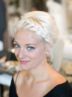Braided Updo for White Hairstyle