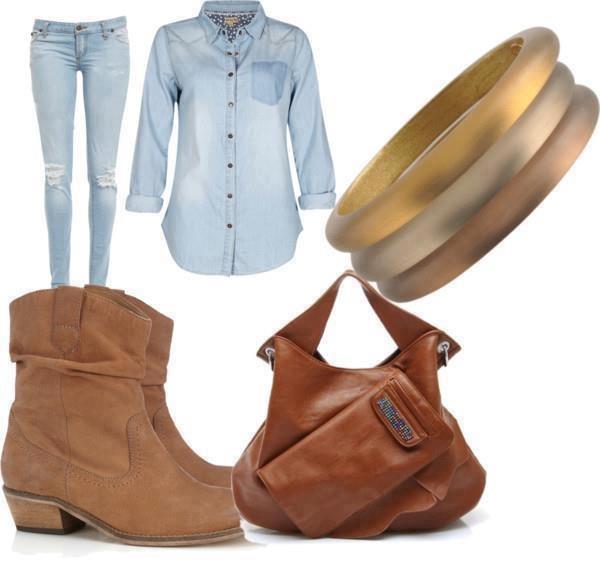 Fall 2014 Wearing Idea with Denim Outfit