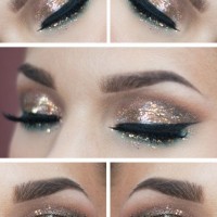 Glitter Eye Makeup for Fall 2014