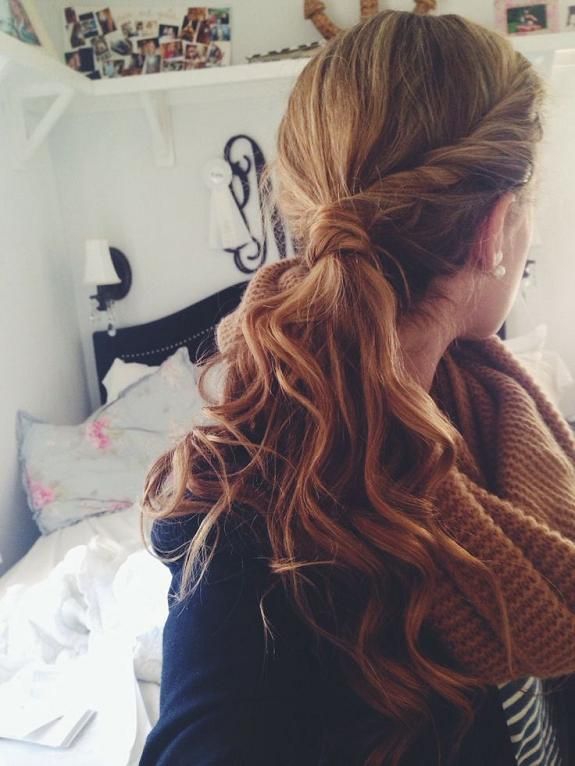 Lovely Twisted Ponytail