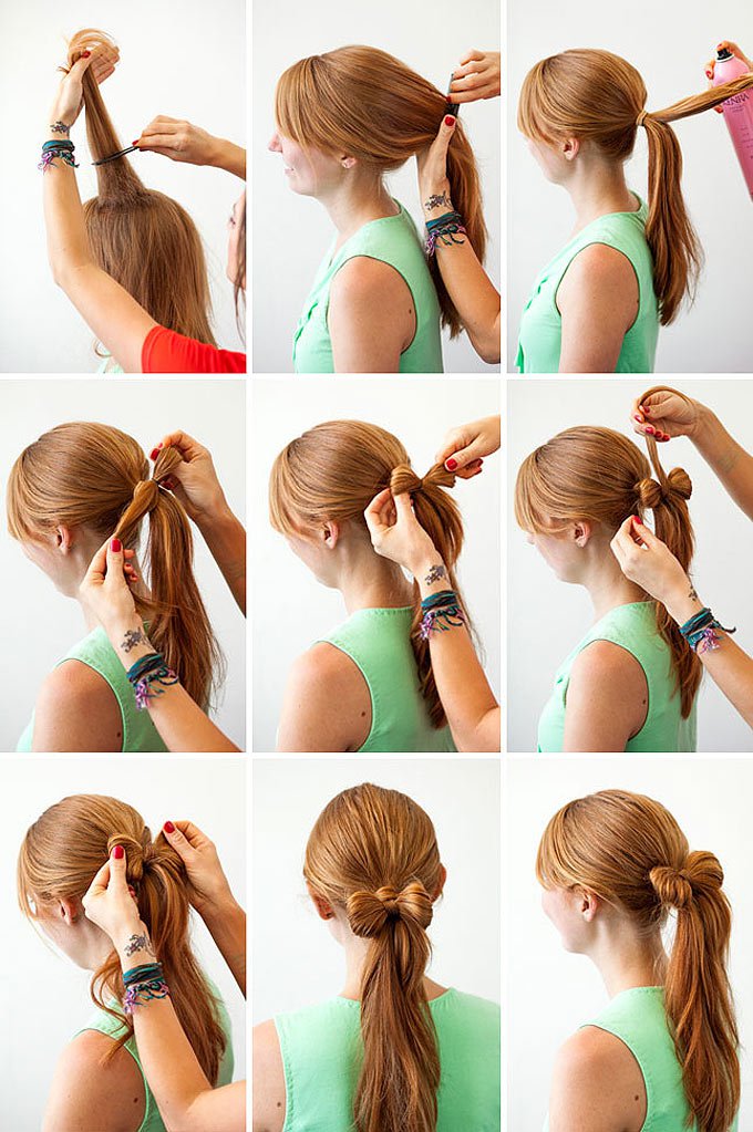 Lovely Hair Bow Ponytail Tutorial