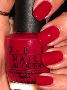 Matte Red Nails