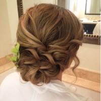 Messy Braid Bun for Prom Hairstyles