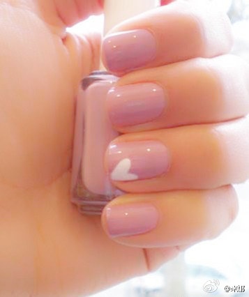Pink French Manicure Design