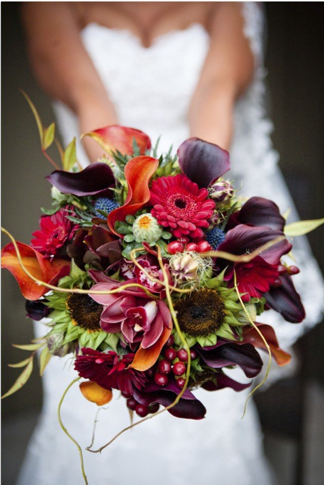 18 Beautiful Wedding Bouquet Designs for Fall - Pretty Designs