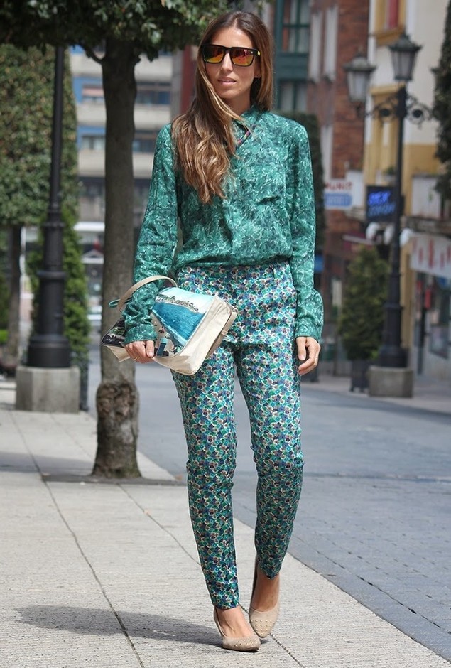 Printed Outfit for a Chic Look