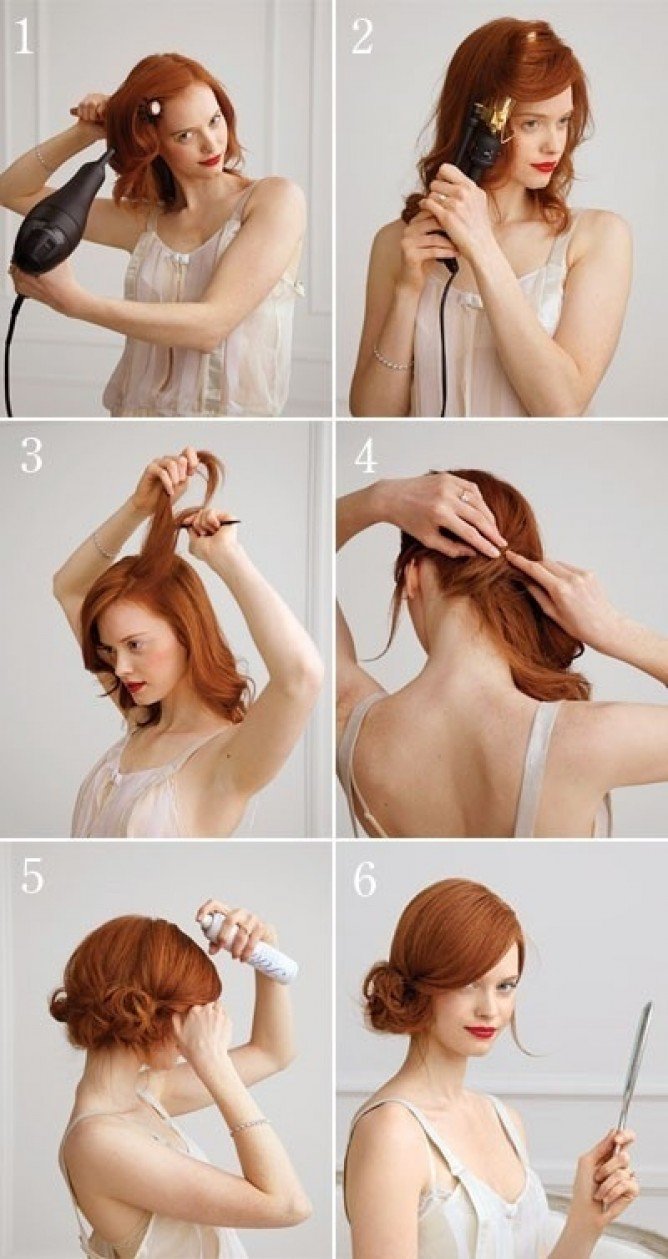 Side-swept Updo Hairstyle Tutorial