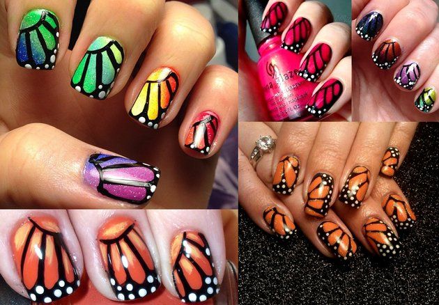Wonderful Butterfly Nail Design