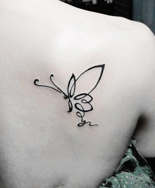 Beautiful Butterfly Tattoo for Women