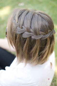 Braided Waterfal for Short Hairstyles