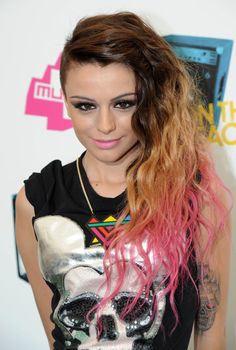 Bright Pink Colored Hair for Cher Lloyd Hairstyles