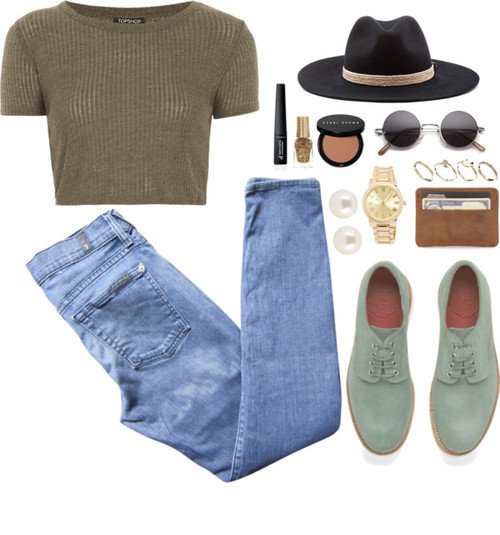 Casul Outfit Idea with Oxford Shoes