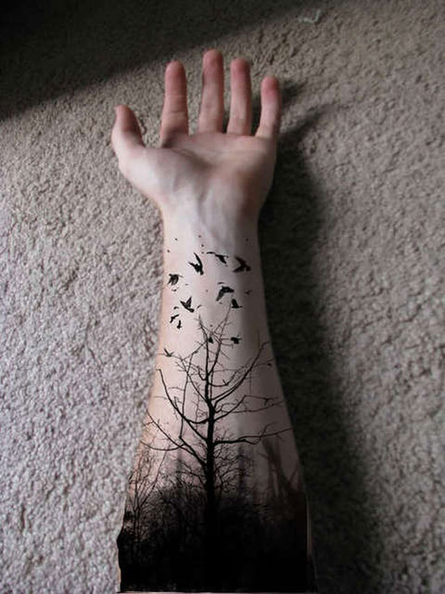 Chic Tattoo Design on Arm