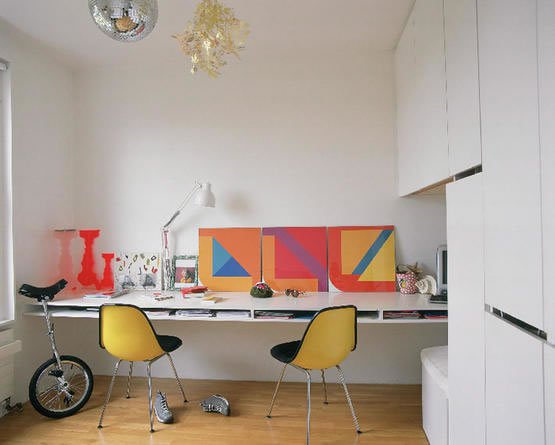 Colorful Home Office