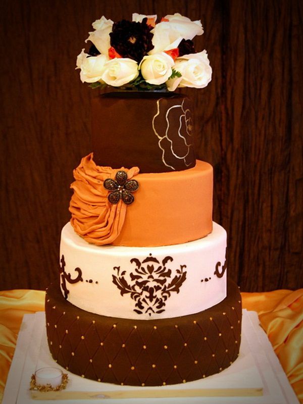 Colorful Wedding Cake