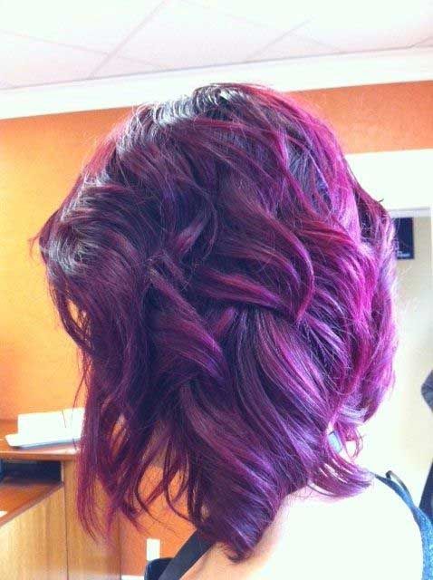 16 Glamorous Purple Hairstyles - Pretty Designs