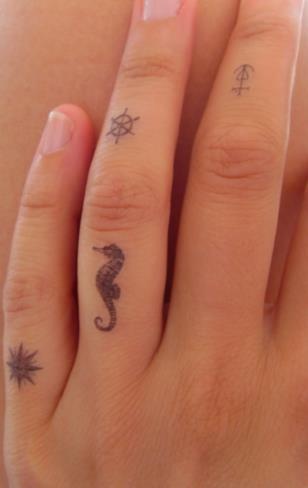 Cute Finger Tattoo