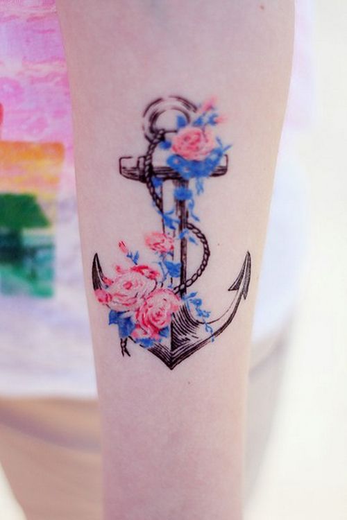 Delicate Colored Tattoo