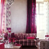 Elegant Floral Curtain