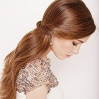 Elegant Half Up Half Down Wedding Hairstyle