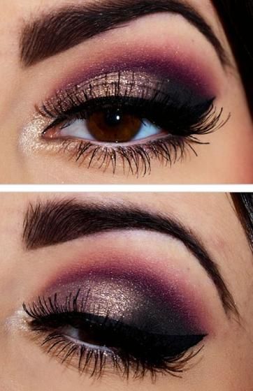 Fantastic Purple Eye Makeup Idea