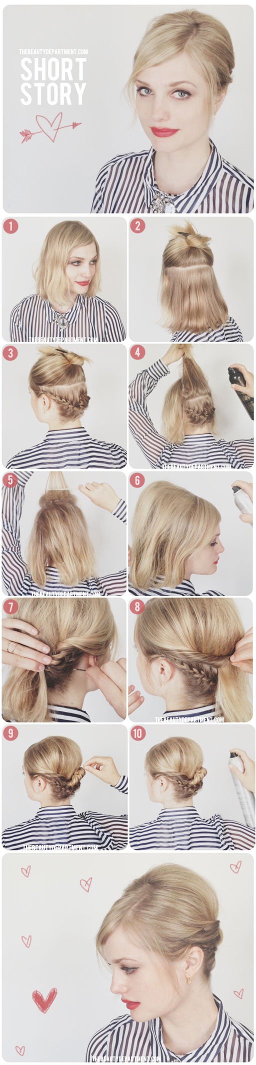 11 Simple Yet Stylish Hairstyle Tutorials For Work Pretty Designs