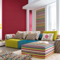 Green and Blue Sofas