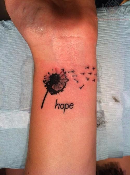 Hope Dandelion Tattoo