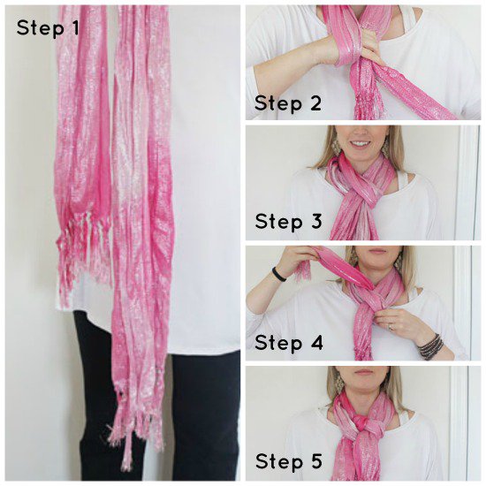 Stylish Outfits With A Scarf and Smart Ways to Tie the Scarf - Pretty