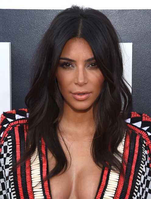 Kim Kardashian Long Curls
