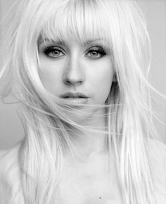 Long Straight Hair With Bangs - Christina Aguilera Hairstyles