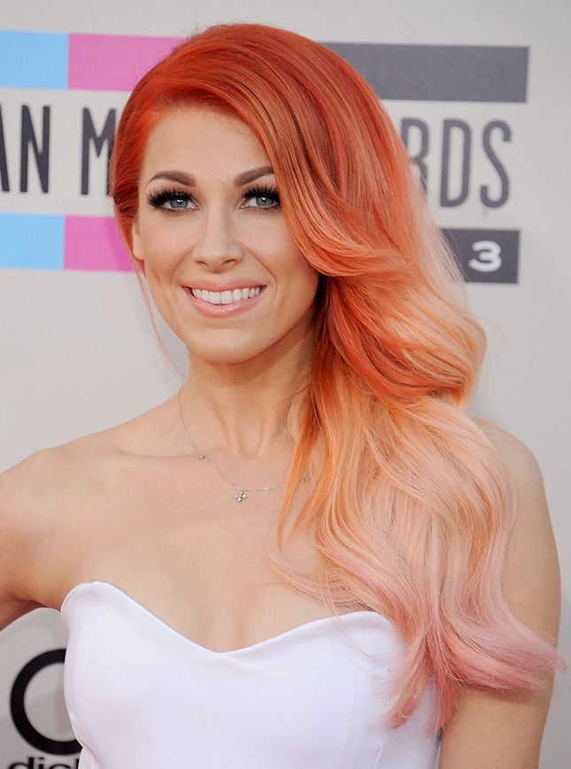 Long Wavy Orange Hairstyle
