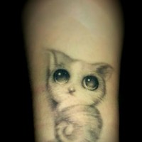 Lovely Cat Tattoo
