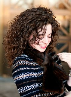 Lovely Long Curly Hairstyle