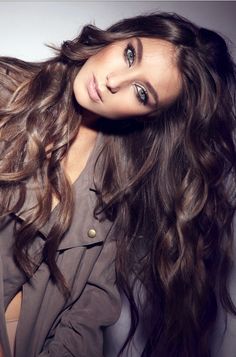 Luscious Brunette Hairstyle for Thick Hair