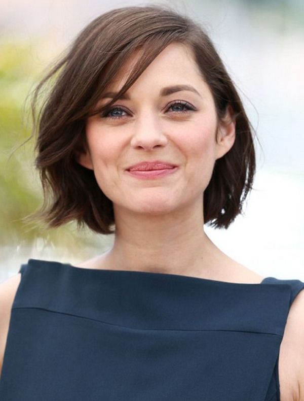 Marion Cotillard Messy Blunt Bob