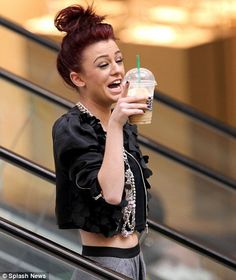 Messy Top Knot for Cher Lloyd Hairstyles