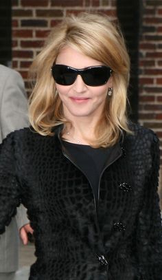 Mid-length Blond Hair for Madonna Hairstyles