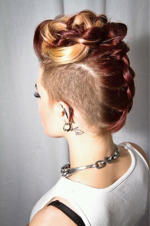 Mohawk Hairstyle for Blond Hair