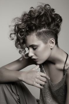 Mohawk Hairstyle for Curly Hair