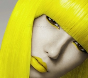 Neon Yellow Hairstyle