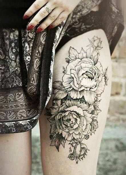 20 Thigh Tattoo Designs for Every Woman - Pretty Designs