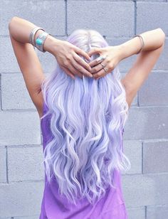 Pale Purple Hairstyle